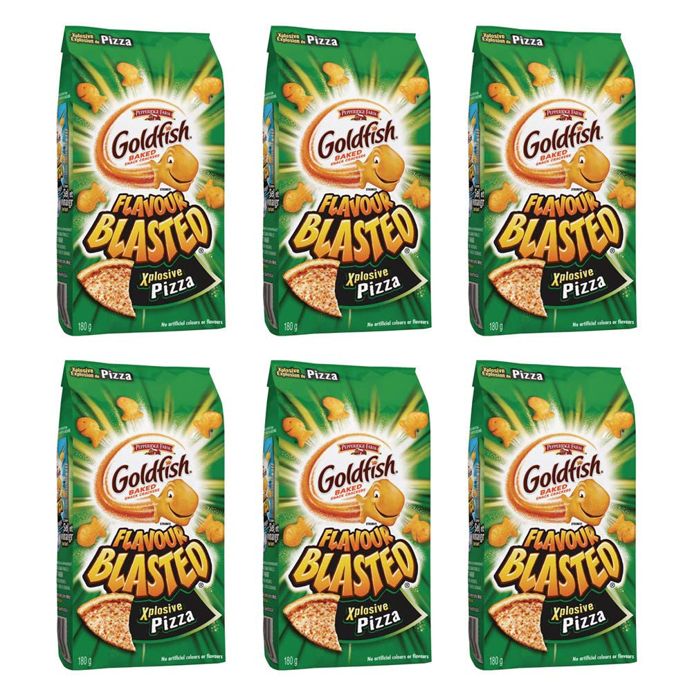 Pepperidge Farm Goldfish Flavour Blasted Xplosive Pizza, 180g/6.34oz, 6-Pack {Imported from Canada}